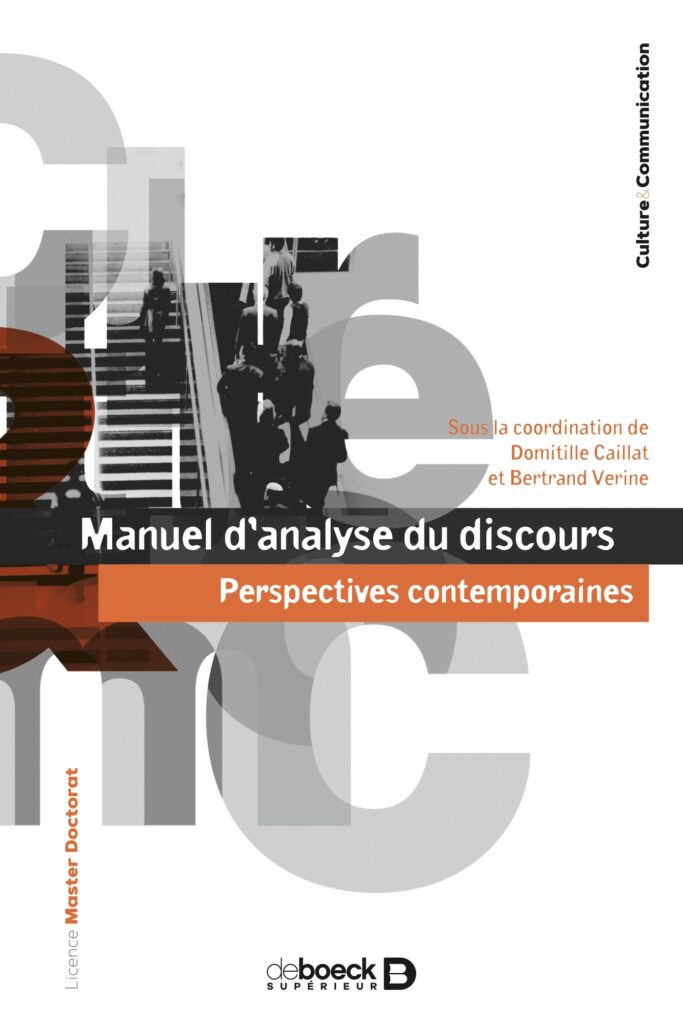 Couverture Manuel d’analyse du discours - Perspectives contemporaines